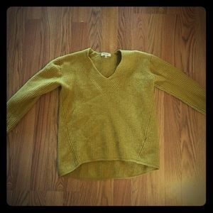 Madewell XS yellow sweater